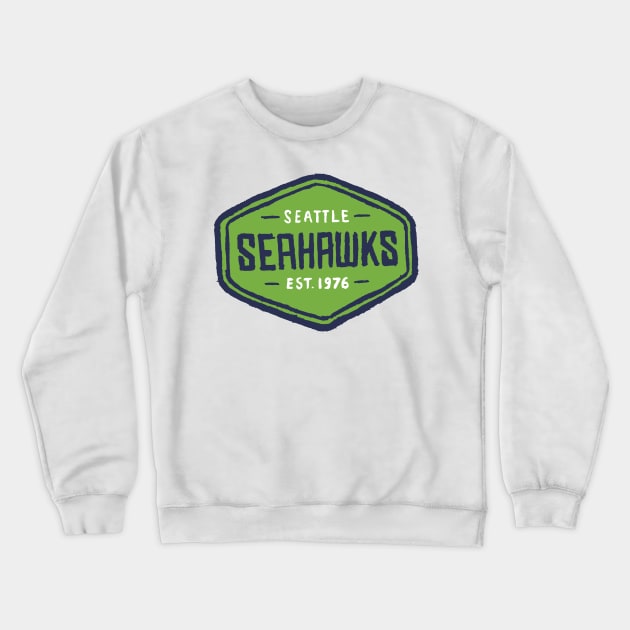 Seattle Seahaaaawks 05 Crewneck Sweatshirt by Very Simple Graph